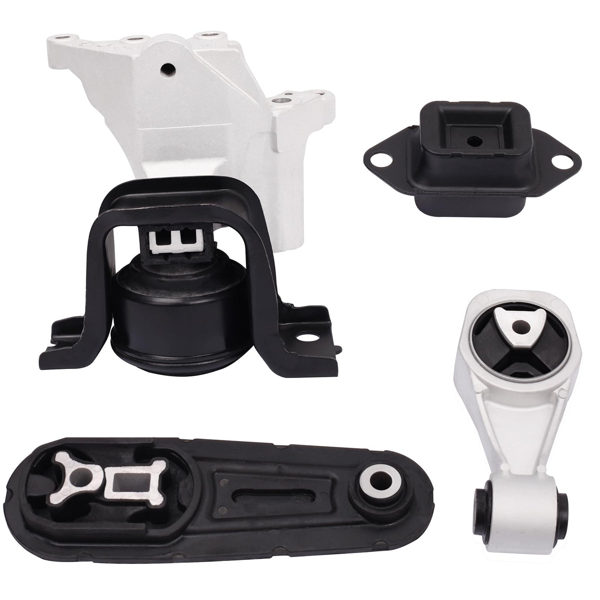 loongrie front assembly shot showing complete mount kit and secure fit benefit