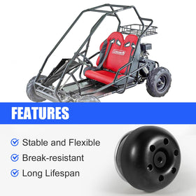 loosoo drive belt and two gaskets beside the driver showing included parts for straightforward installation