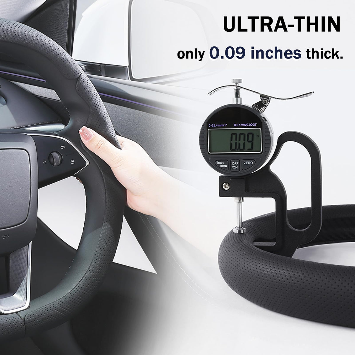 Lophnix side profile showing ultra-thin design retaining factory ergonomics