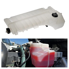 LOSTAR coolant reservoir front view showing fitment and mounting points for quick replacement