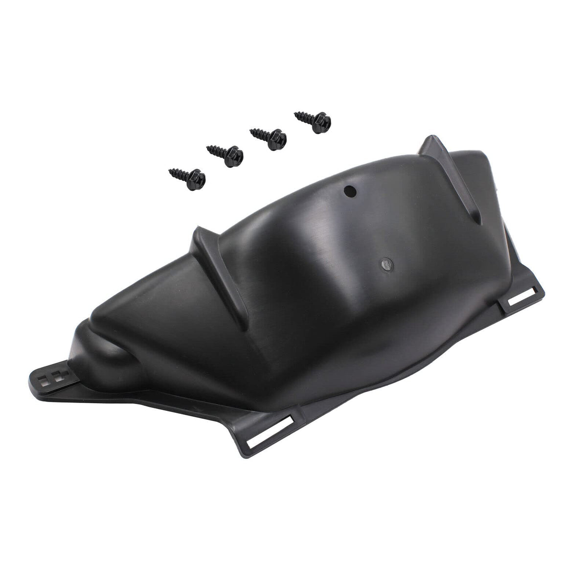 LOSTAR dust cover mounted on GM transmission protecting flexplate