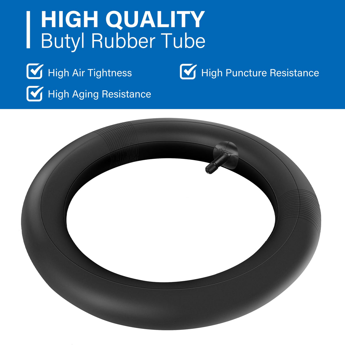 LotFancy inner tube TR13 valve stem close-up for easy inflation and compatibility
