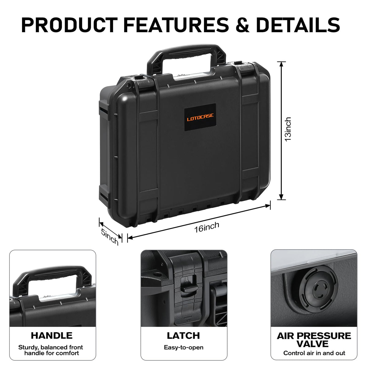 LOTOCASE on garage shelf with jump starter for tidy storage and quick access