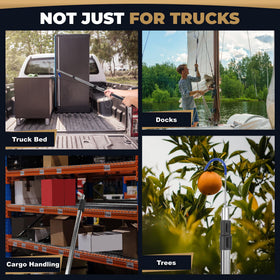 LOVEETA beside toolbox illustrating scale and portability