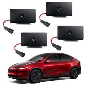 LOWEEY front packaging showing Tesla door lights and benefits