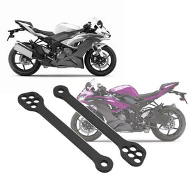 Kawasaki lowering links front packaging showing kit and benefits