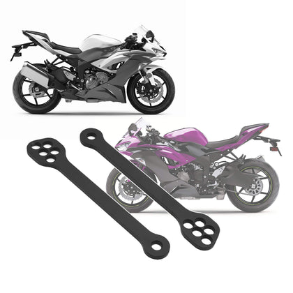 Kawasaki lowering links front packaging showing kit and benefits