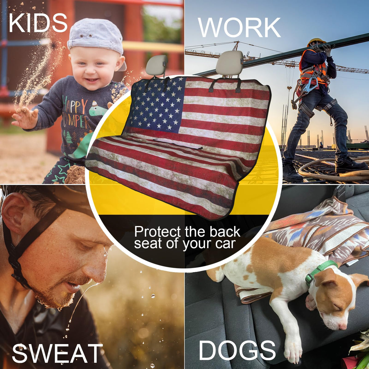 LoyaGour with dog on cover illustrating pet-safe surface and seat preservation