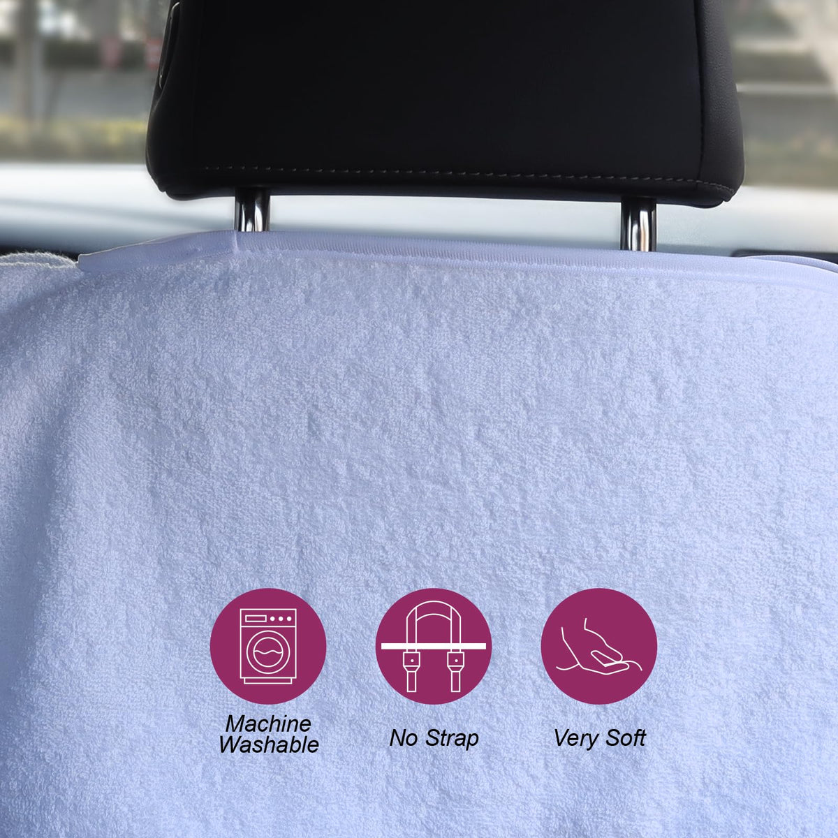 LoyaGour cover with dog on seat showing pet protection from paws