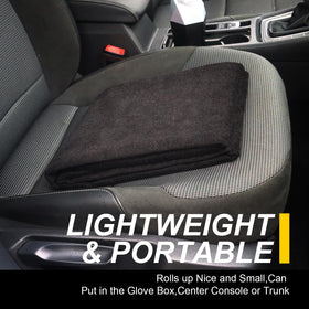 LoyaGour folded cover ready for storage highlighting portability
