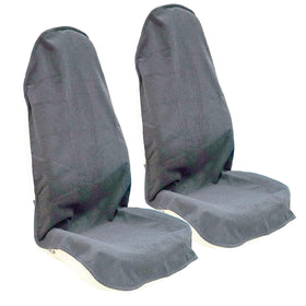 LoyaGour front seat cover protector front view showing full coverage and clean look