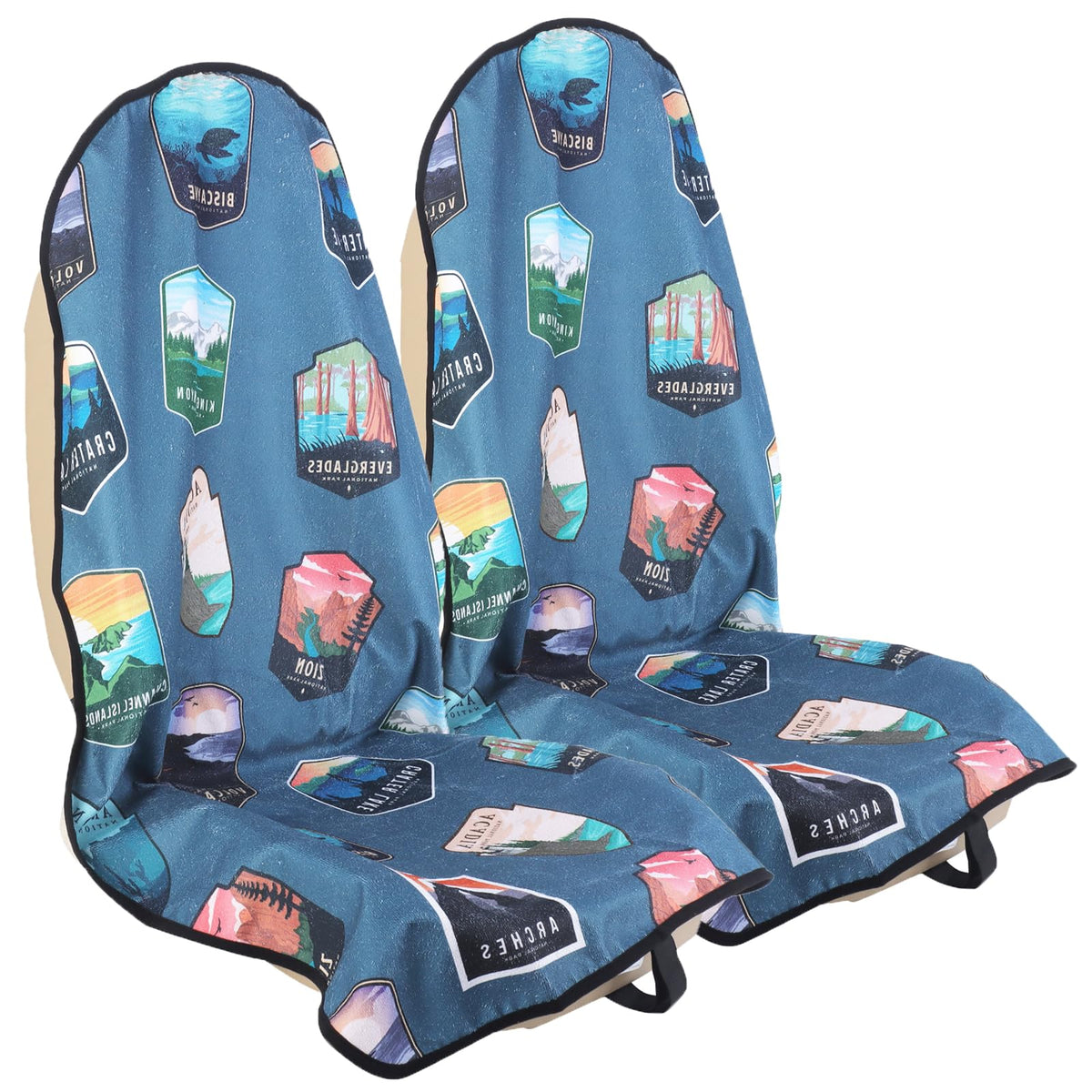 LoyaGour full front seat cover shown installed protecting seat