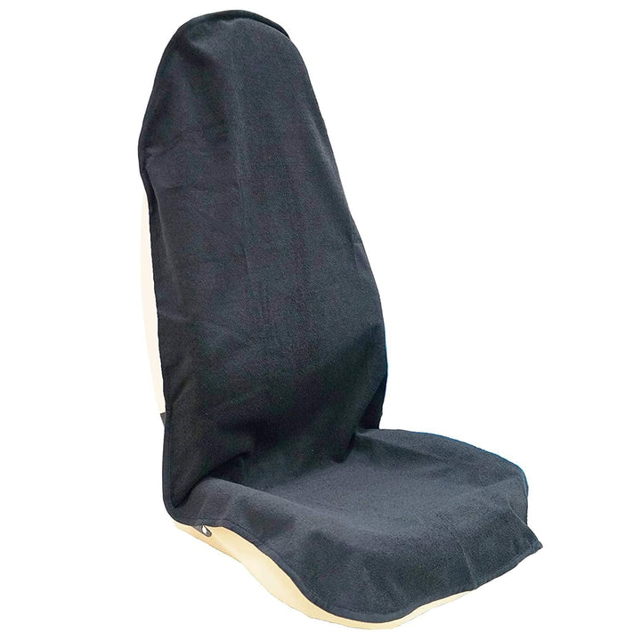 LoyaGour front seat cover full view showing complete coverage and clean protection