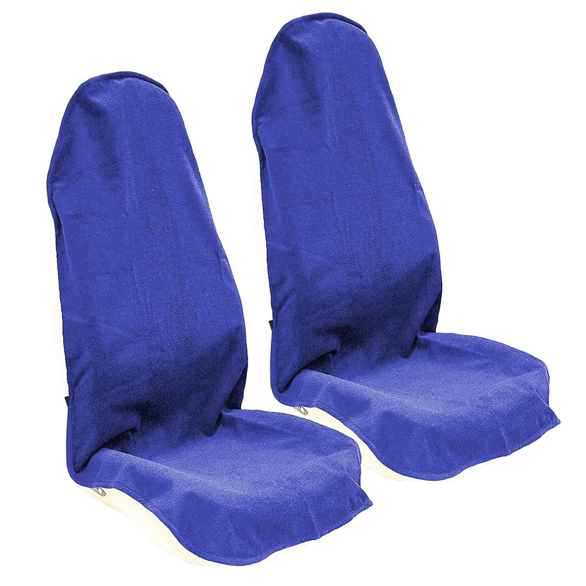 LoyaGour front-seat full coverage blue towel protecting upholstery - keeps seats clean