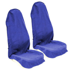 LoyaGour front-seat full coverage blue towel protecting upholstery - keeps seats clean
