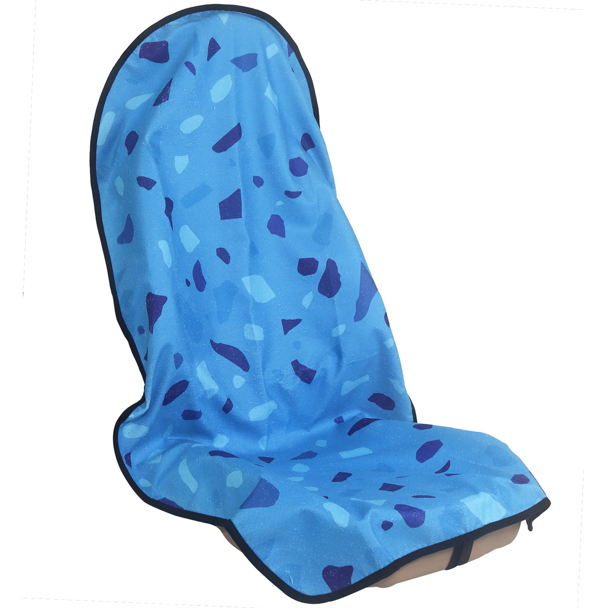 LoyaGour front view showing full blue marbling coverage and protection
