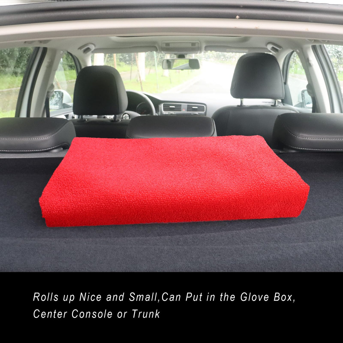 LoyaGour headrest strap detail securing cover snugly for stable fit
