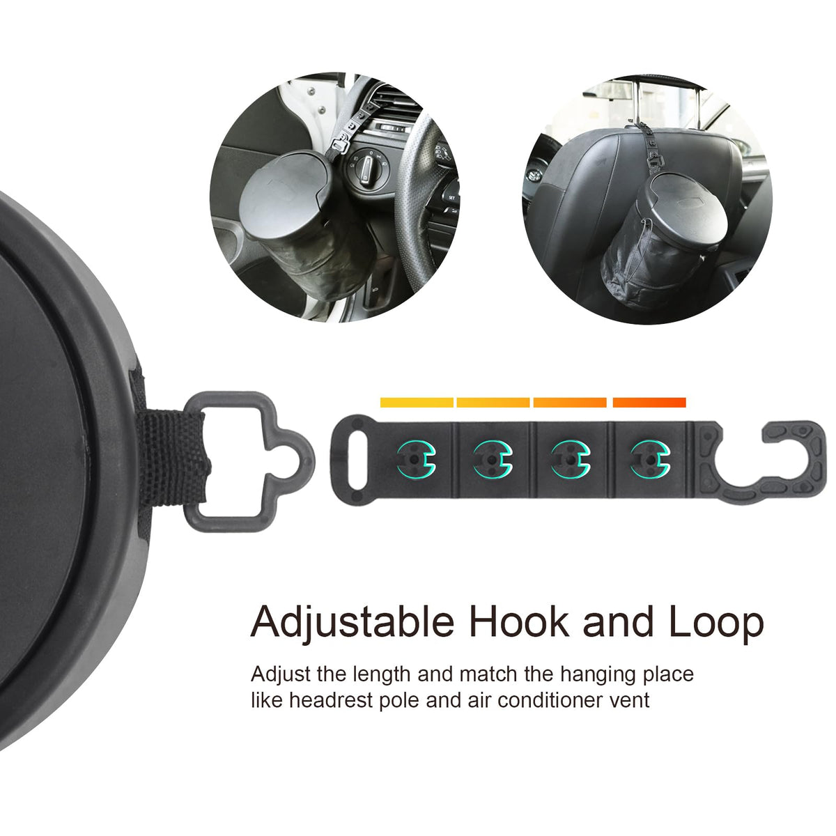 LoyaGour hung from air vent showing simple, secure installation