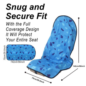 LoyaGour installed in car front seat showing secure fit and coverage