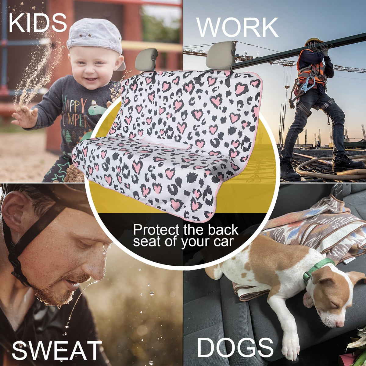 LoyaGour in-use after gym placed on seat for sweat protection