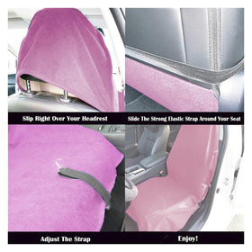 LoyaGour installed on a car seat showing full coverage and neat appearance