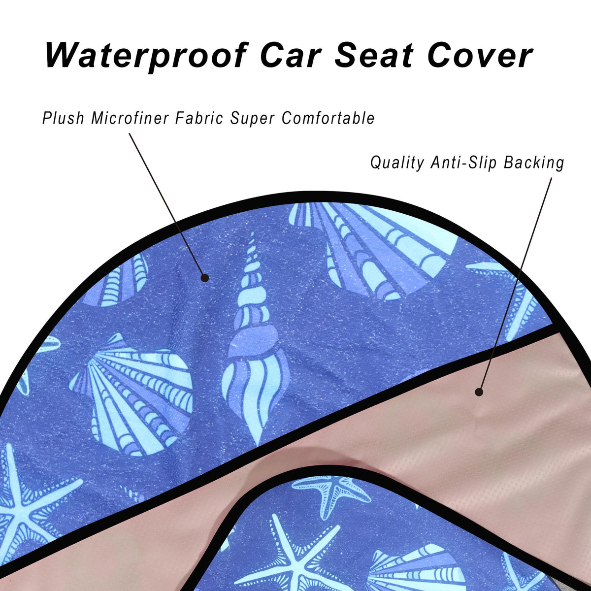 LoyaGour installed in car lifestyle protecting seat after beach trip