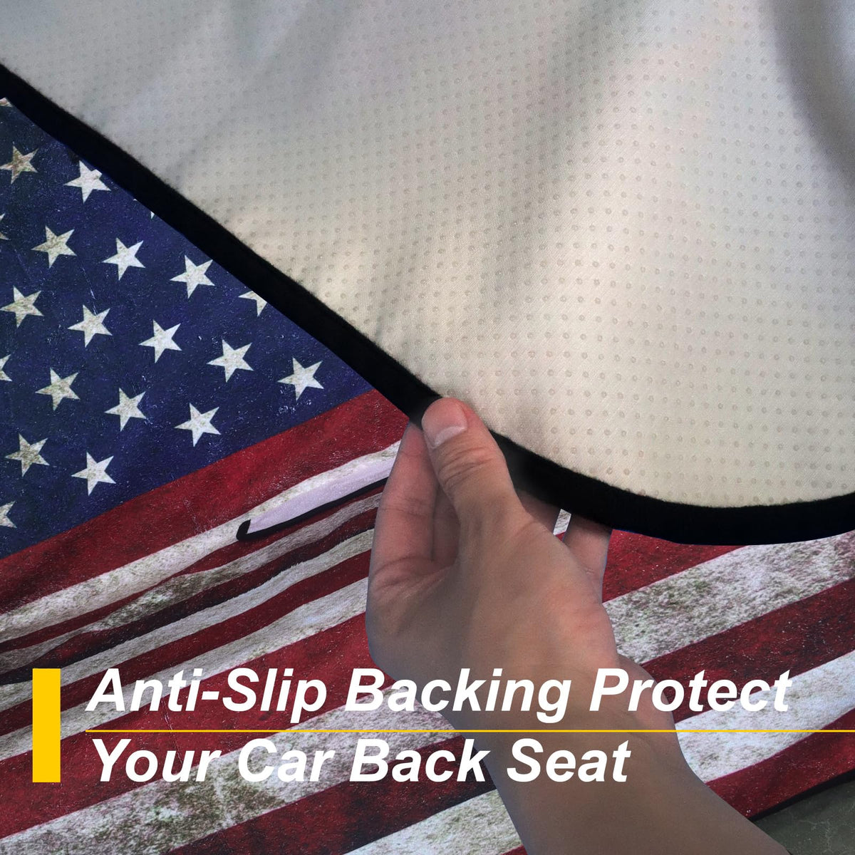 LoyaGour installed on SUV bench providing full coverage and easy protection