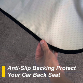 LoyaGour installed in SUV full bench cover protecting seats from dirt