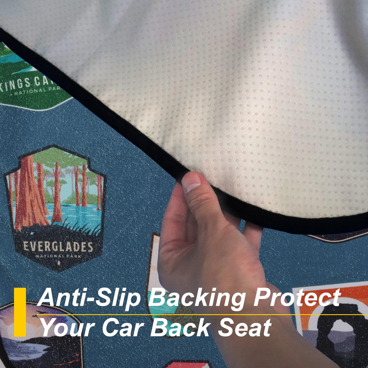 LoyaGour installed across SUV rear bench offering full coverage and protection