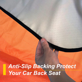 LoyaGour installed in SUV demonstrating full rear bench protection benefit