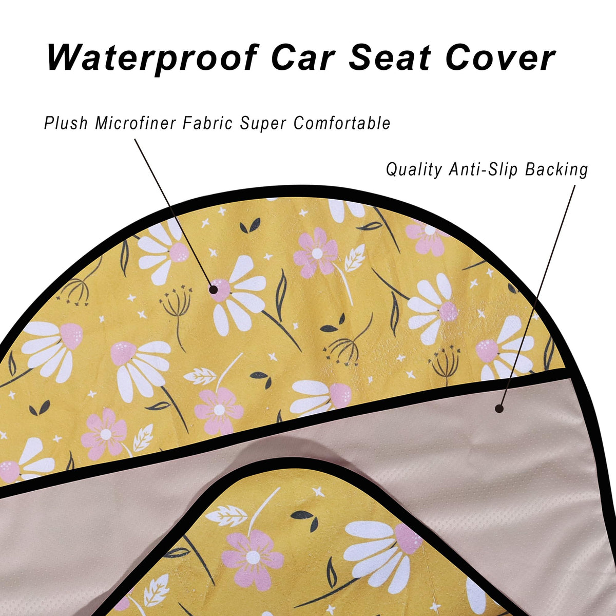 LoyaGour installed on car seat showing full coverage and neat fit for protection
