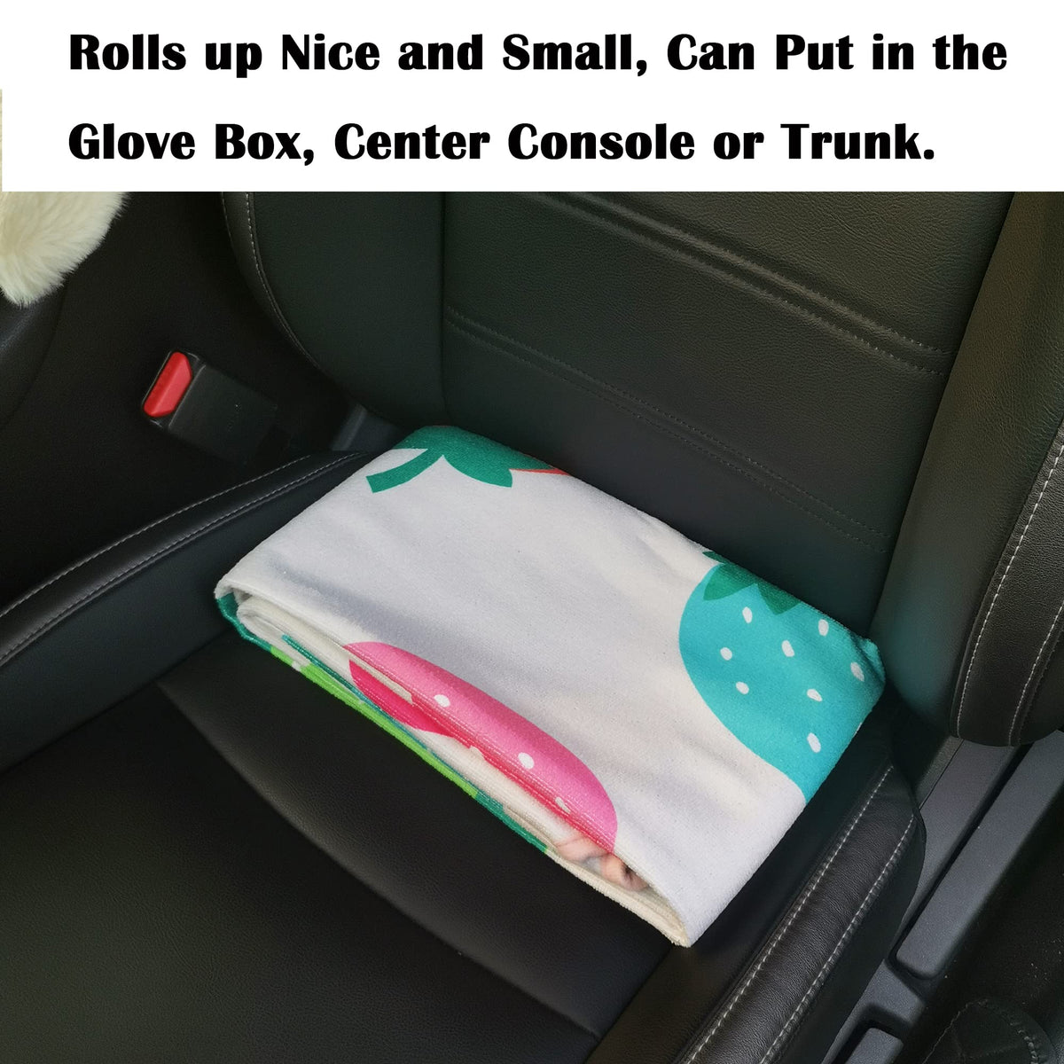 LoyaGour cover on seat as person enters after gym showing sweat protection advantage