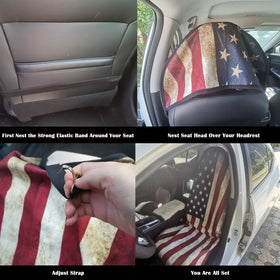 LoyaGour non-slip backing preventing cover movement on seat