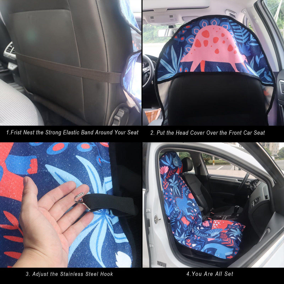LoyaGour non-slip backing detail keeps cover securely in place