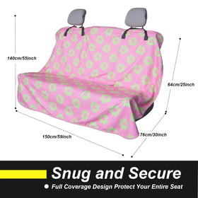 LoyaGour non-slip backing view keeping cover securely in place while driving