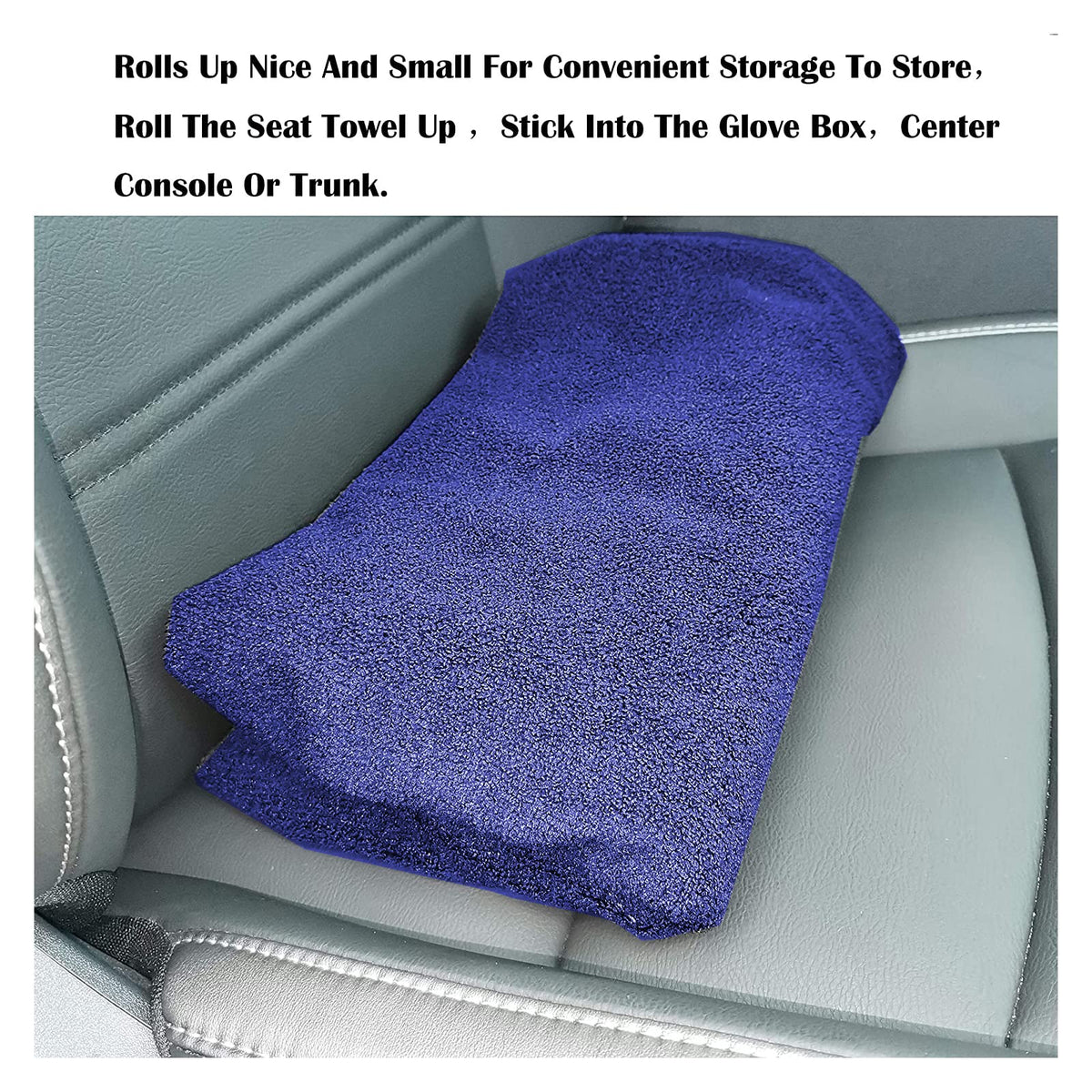 LoyaGour size comparison on seat showing generous full coverage