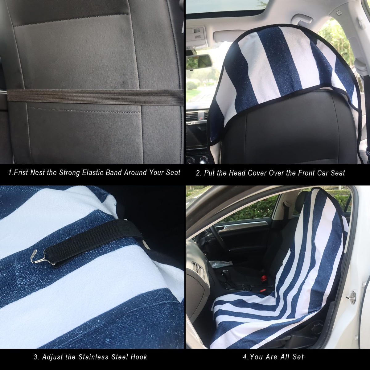 LoyaGour installed after gym visit protecting car seat from sweat