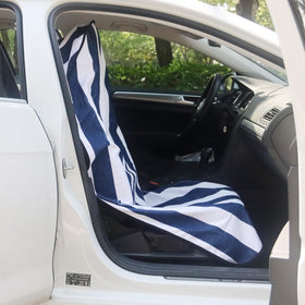 LoyaGour cover on seat showing full-size fit and coverage
