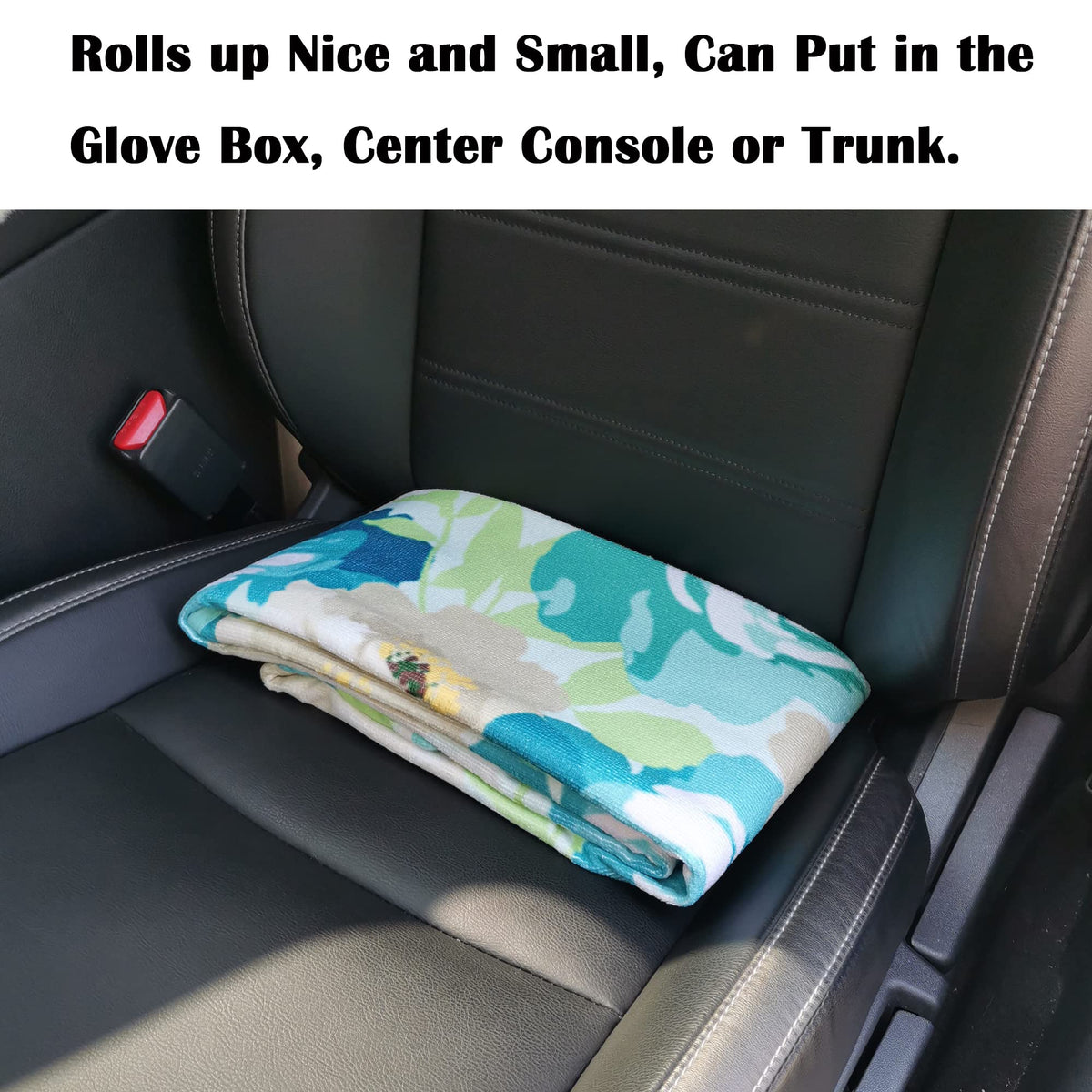 LoyaGour size comparison on a standard bucket seat illustrating full coverage