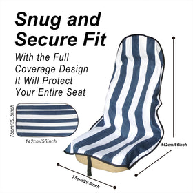 LoyaGour waterproof core edge detail showing liquid barrier for seat protection