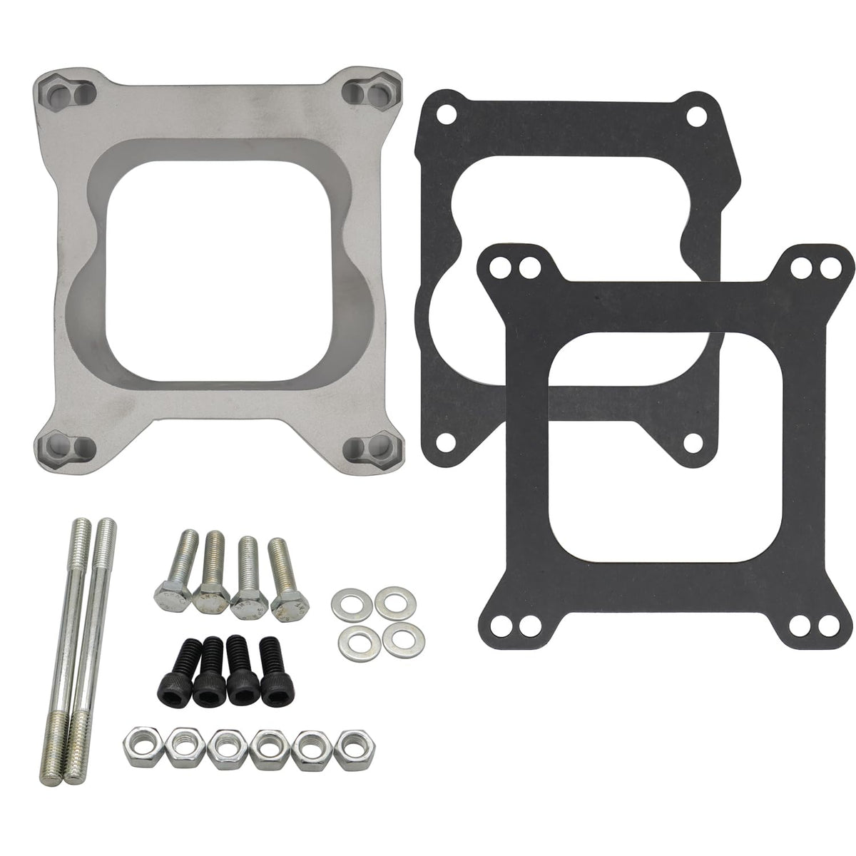 LPFIDI front view adapter showing bolt pattern and clean machining for accurate fit