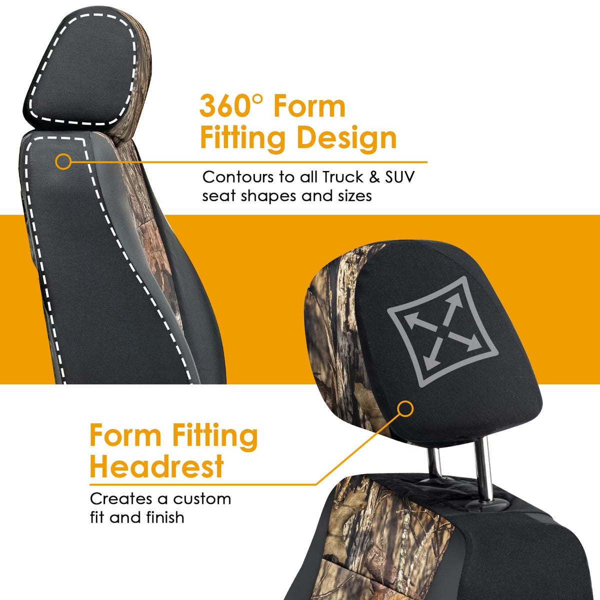 LPI Truck seat covers installed in a pickup cabin demonstrating secure fit