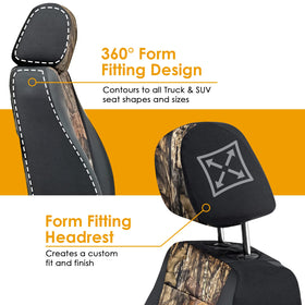 LPI Truck seat covers installed in a pickup cabin demonstrating secure fit
