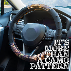 LPI Truck cover installed on steering wheel showing refreshed look benefit