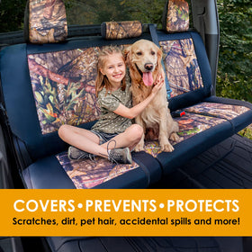 LPI Truck detailed zippered bottom panel demonstrating split seat access