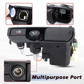 Lqito 12V port charging a phone showing convenient power use