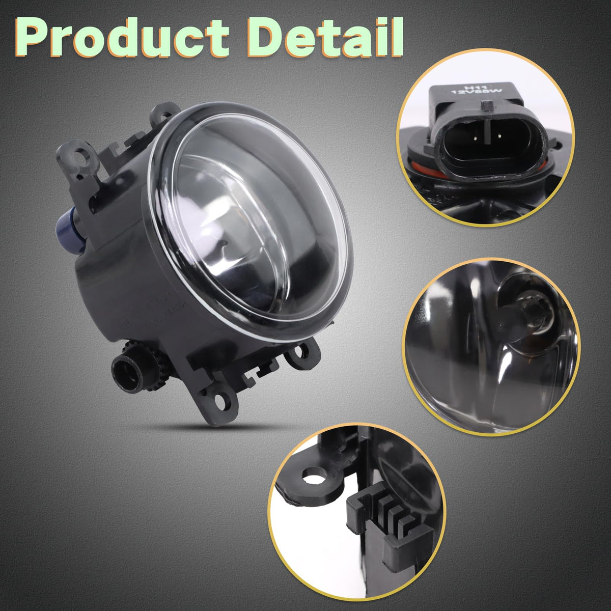 Lqito bulb and socket detail demonstrating included bulbs for immediate use