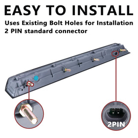 Lqito 2-pin connector and wiring harness showing plug-and-play convenience benefit