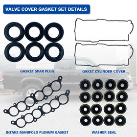 Lqito intake plenum gasket close-up showing profile and precision for leak prevention