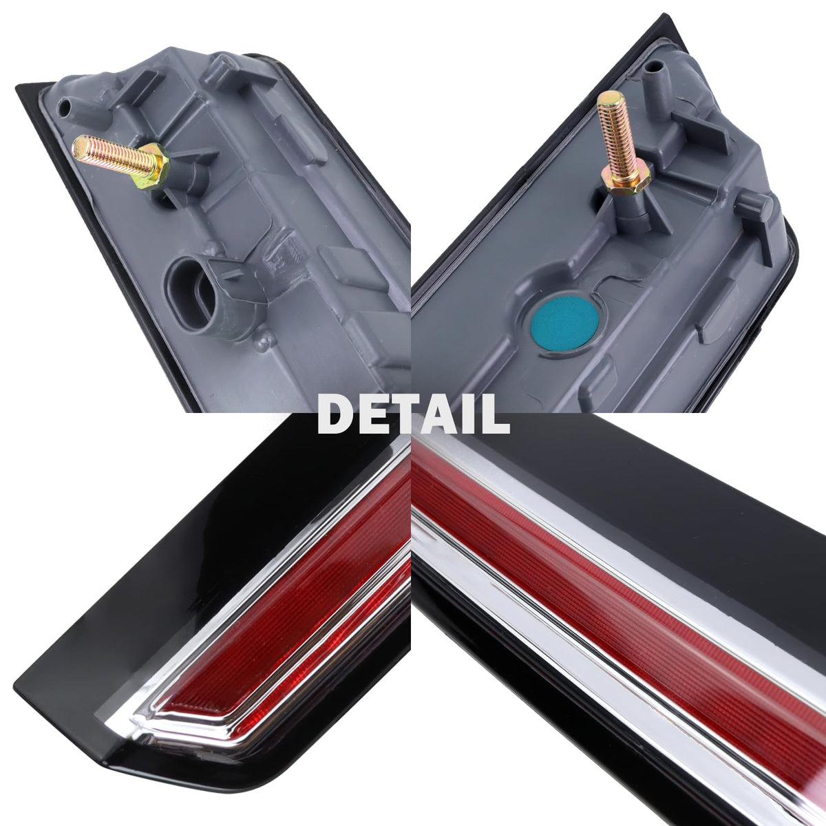 Lqito third brake light on vehicle at night improving brake noticeability benefit